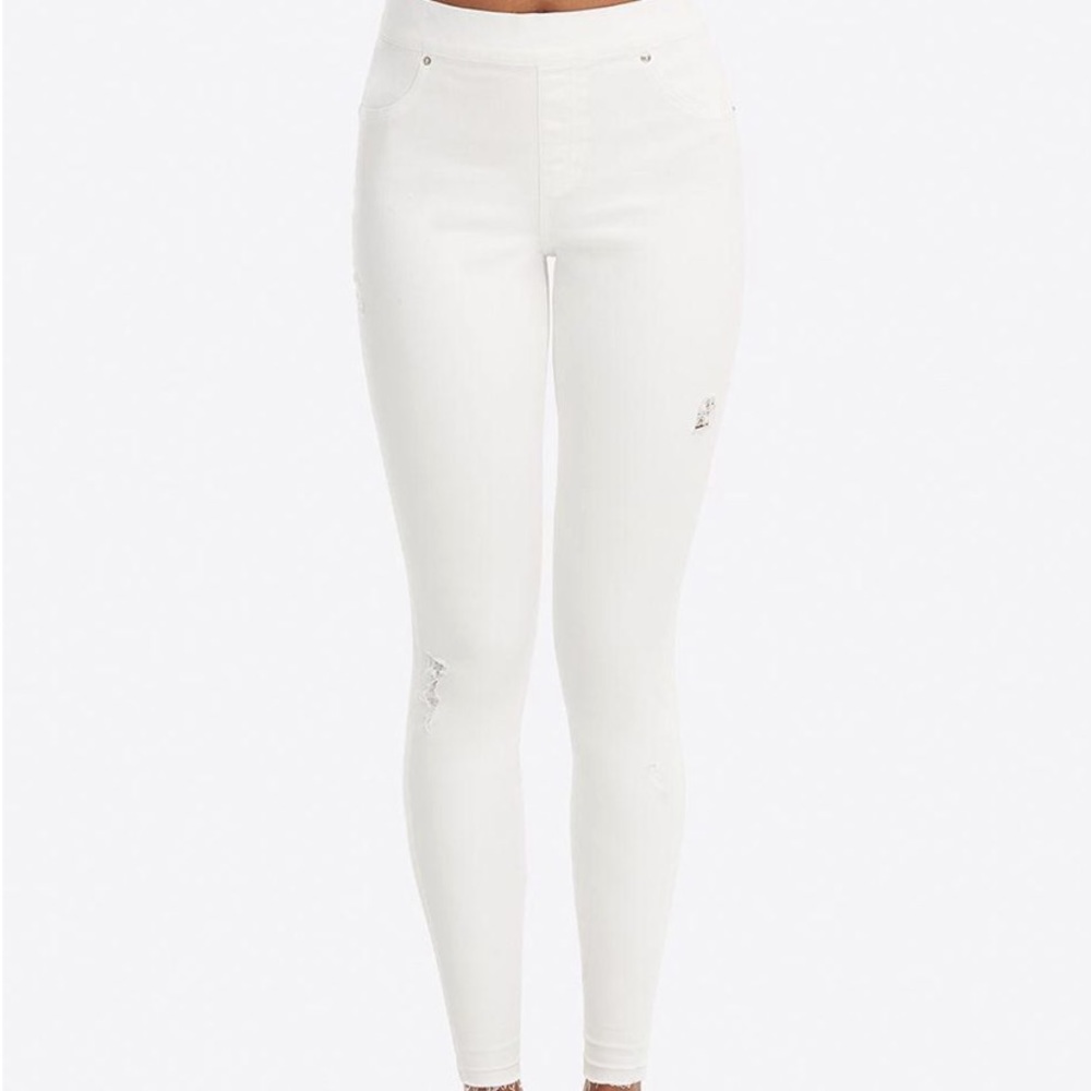 NWT white Spanx skinny jean